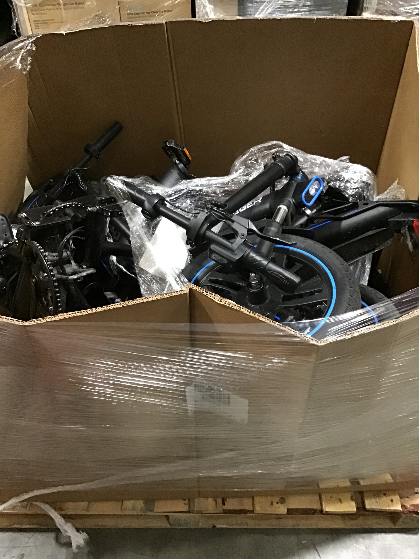 Liquidation Pallet of Electric Bikes, Pallet-ENX