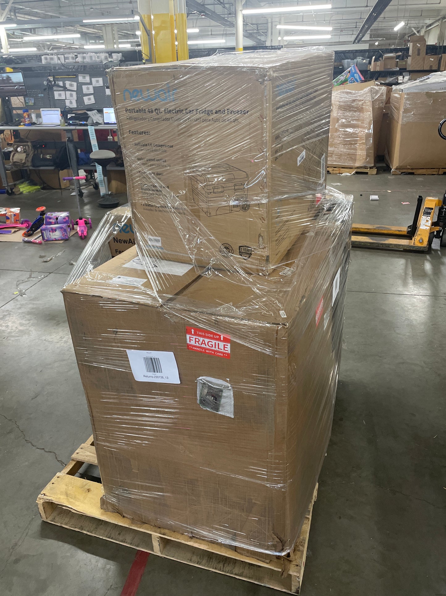 Liquidation Pallet of Compact Fridges, Pallet-CSQ