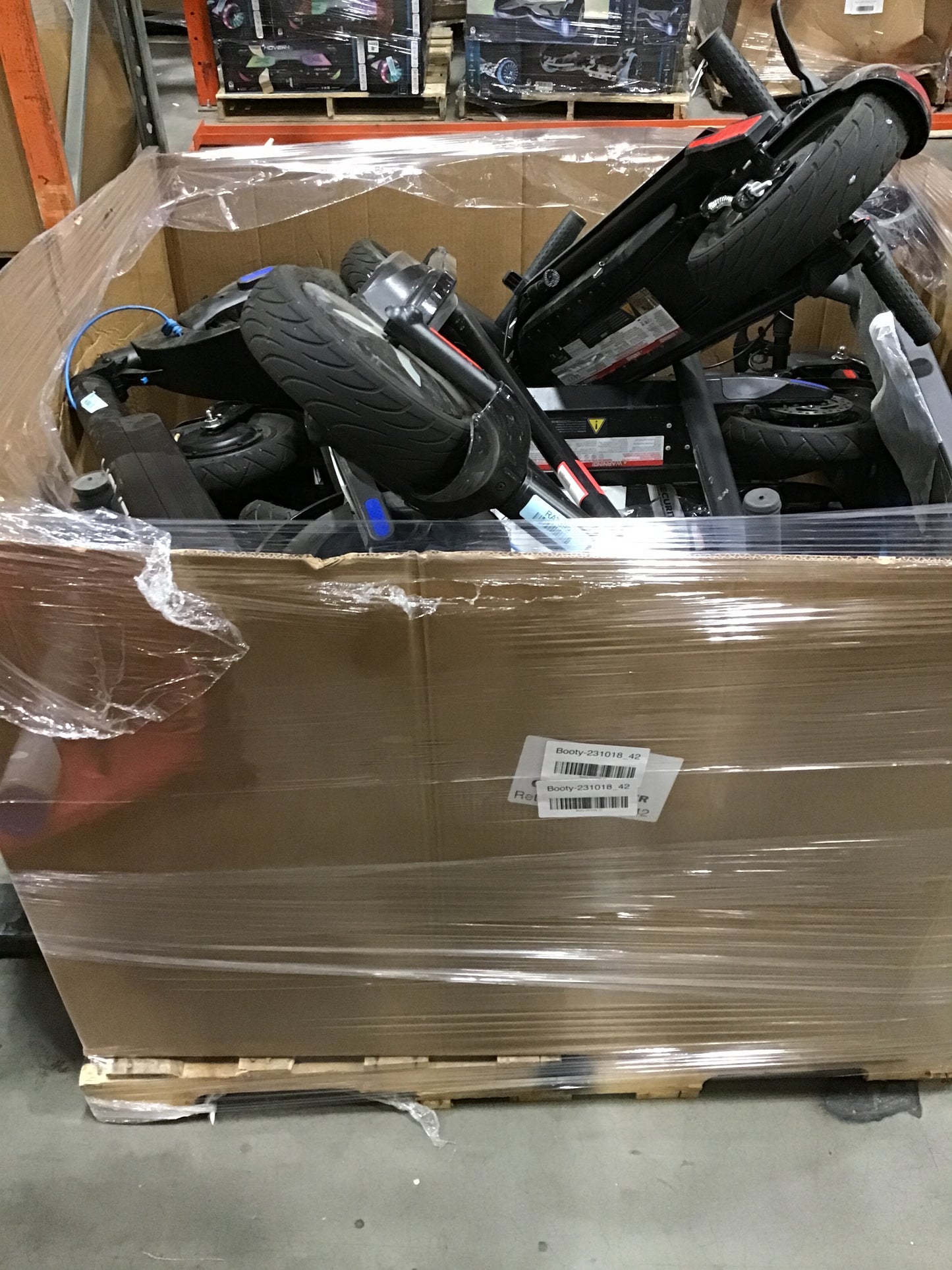 Liquidation Pallet of Electric Scooters, Pallet-EJR