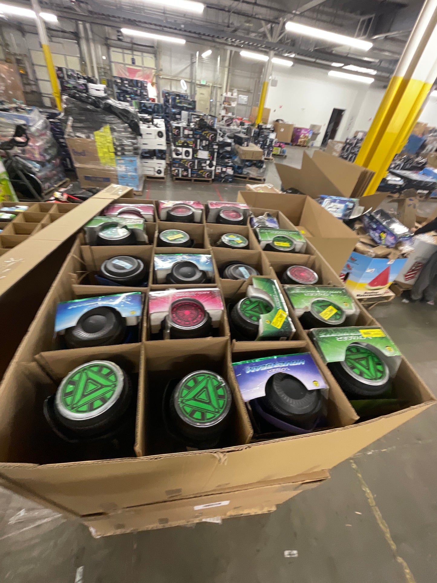 Liquidation Pallet of Hoverboards and Toys, Pallet-V