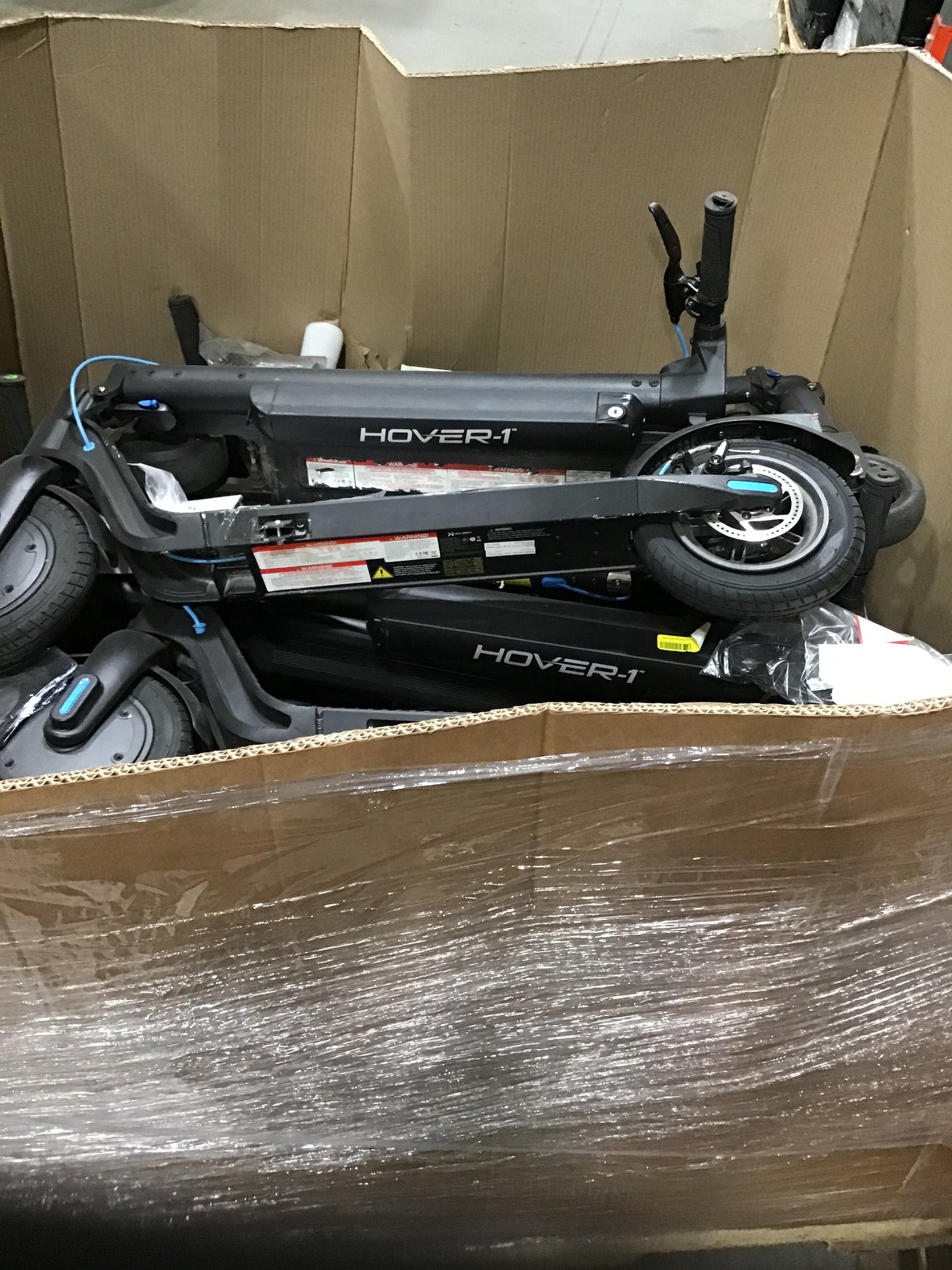 Liquidation Pallet of Electric Scooters and Hoverboards, Pallet-CBX