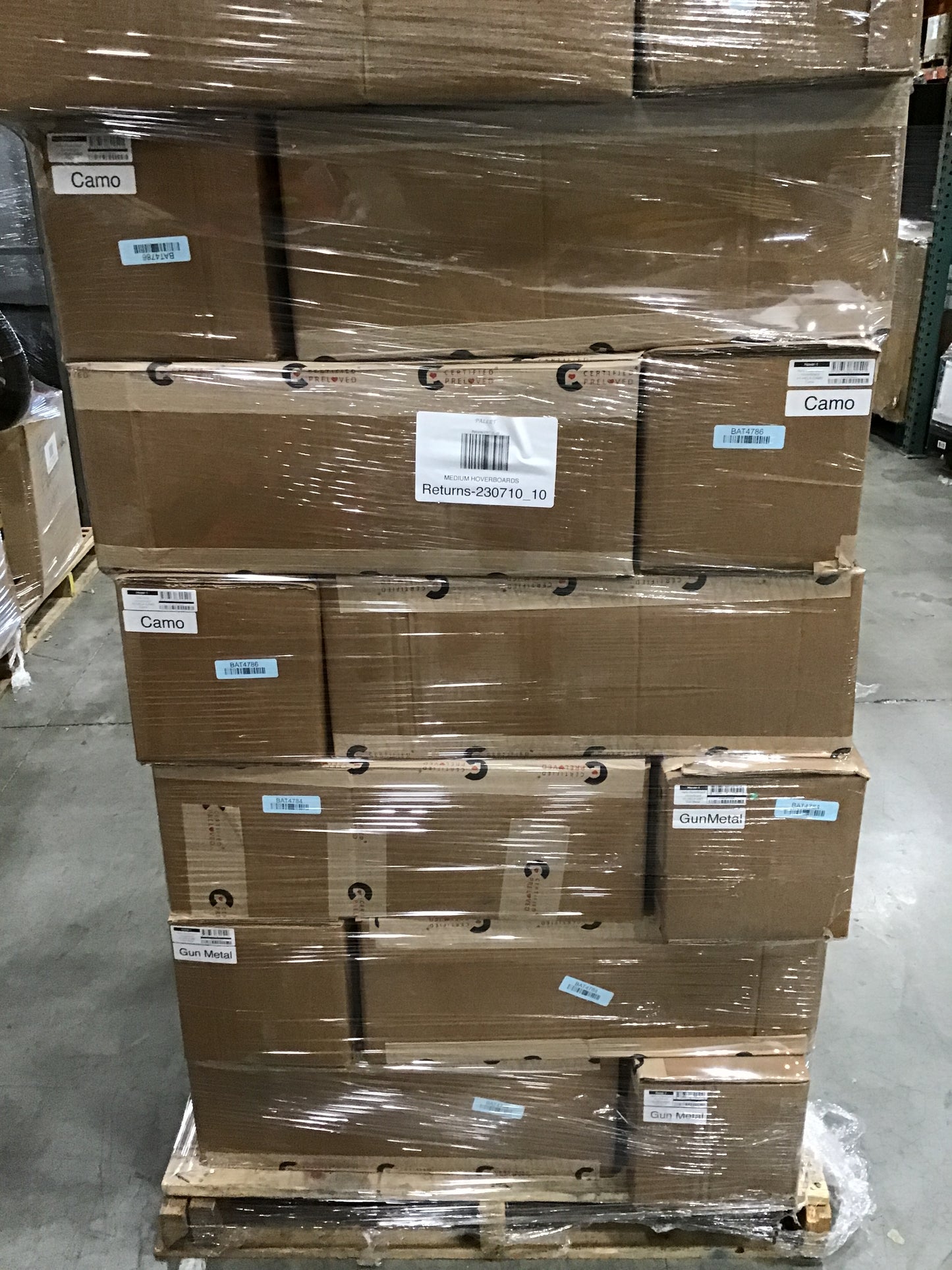 Liquidation Pallet of Hoverboards, Pallet-COK