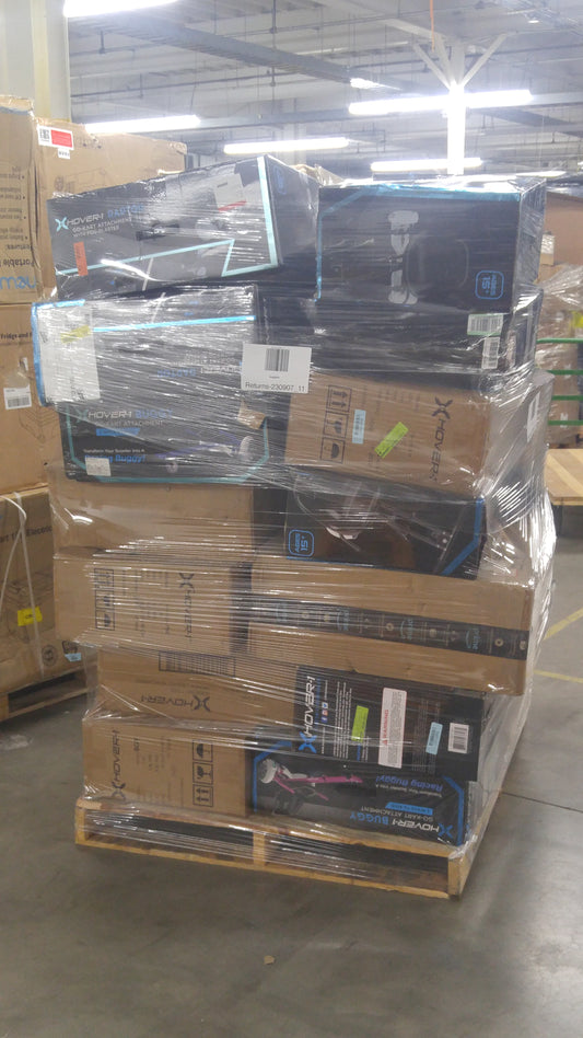 Liquidation Pallet of Accessories and Hoverboards, Pallet-DLY