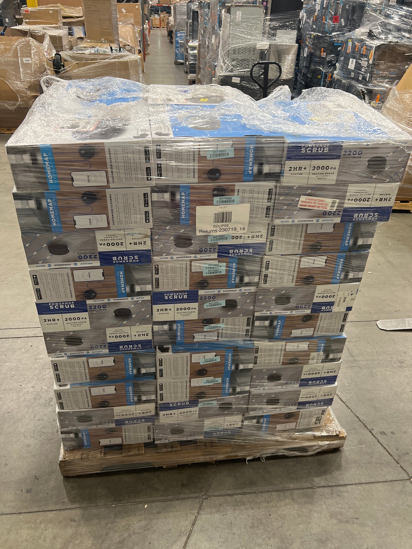 Liquidation Pallet of Robot Vacuums | Pallet-DTV | 230719_14